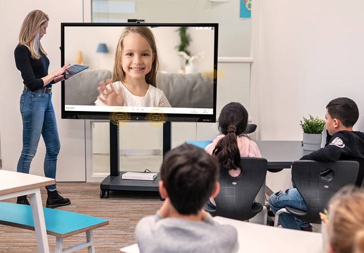 Videobellen met een leerling die thuiszit via de Prowise MOVE-camera