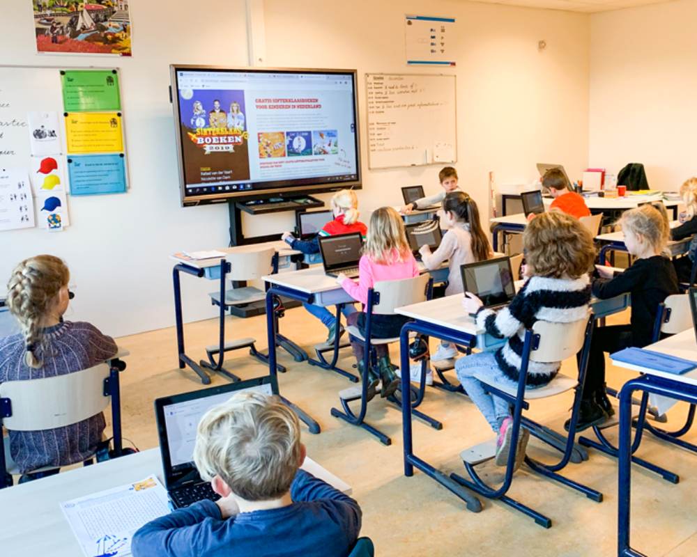 Prowise touchscreen en software op Basisschool de Keijenberg